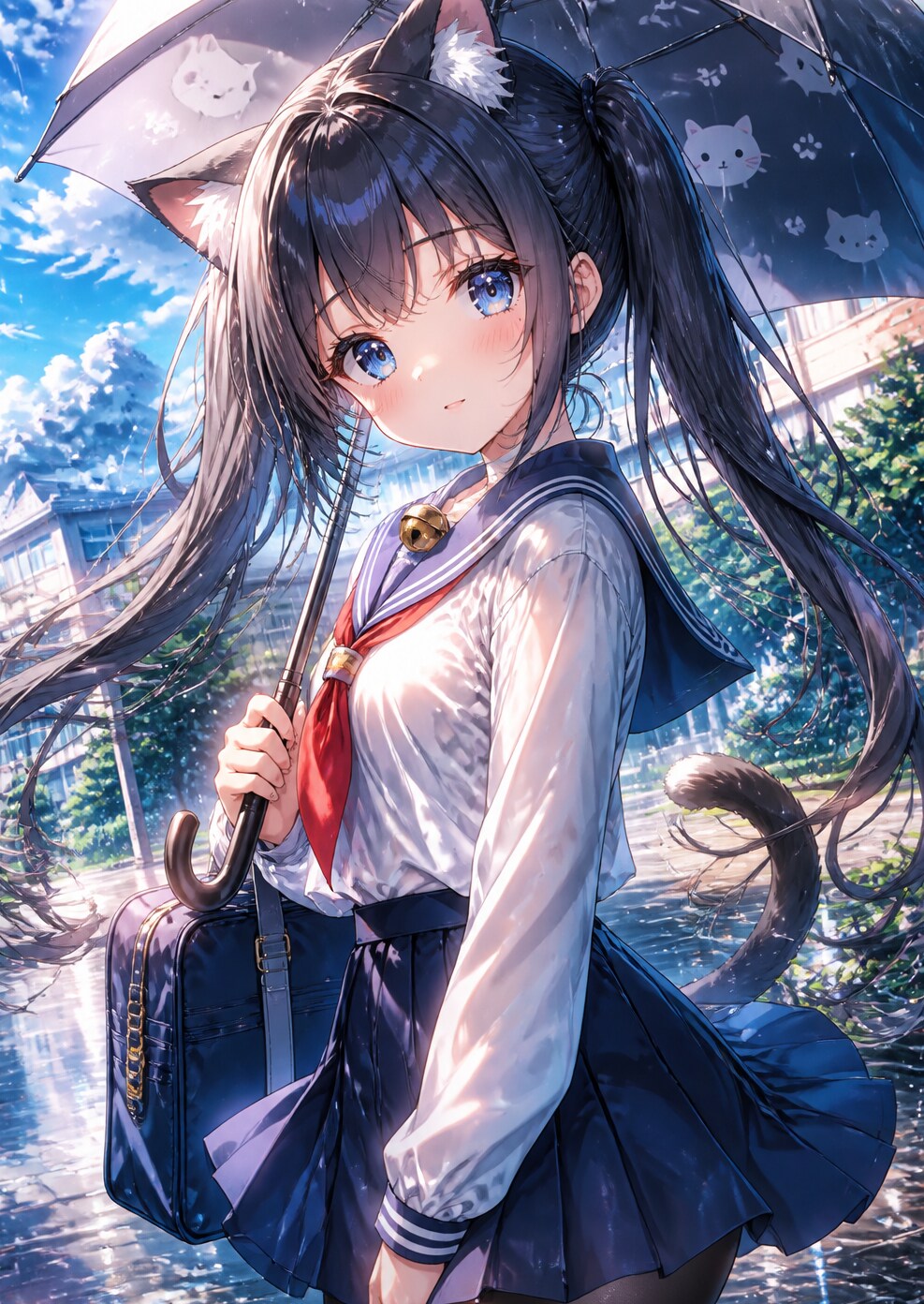 黒ツイにゃん