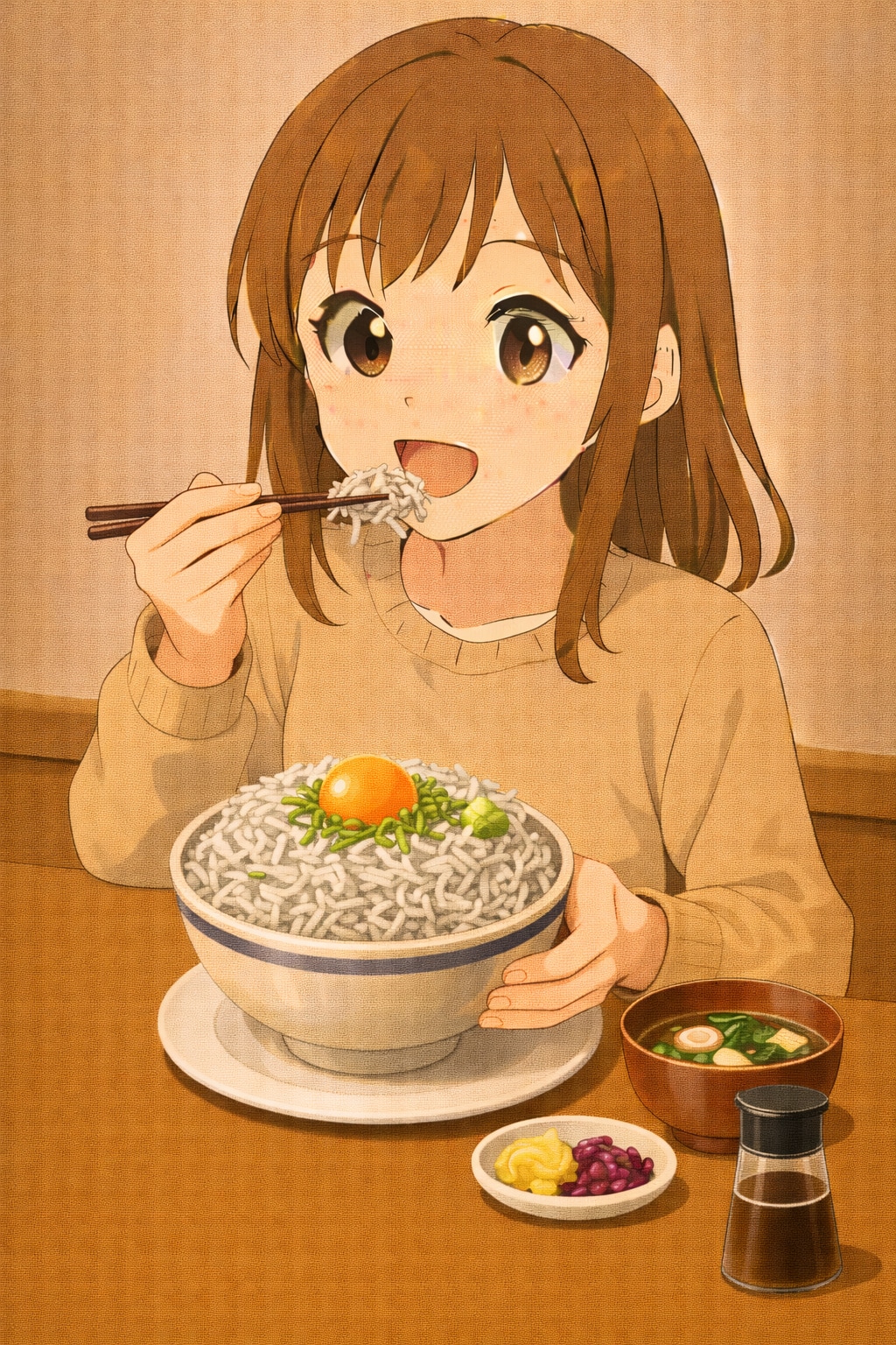 釜揚げしらす丼 | の人気AIイラスト・グラビア