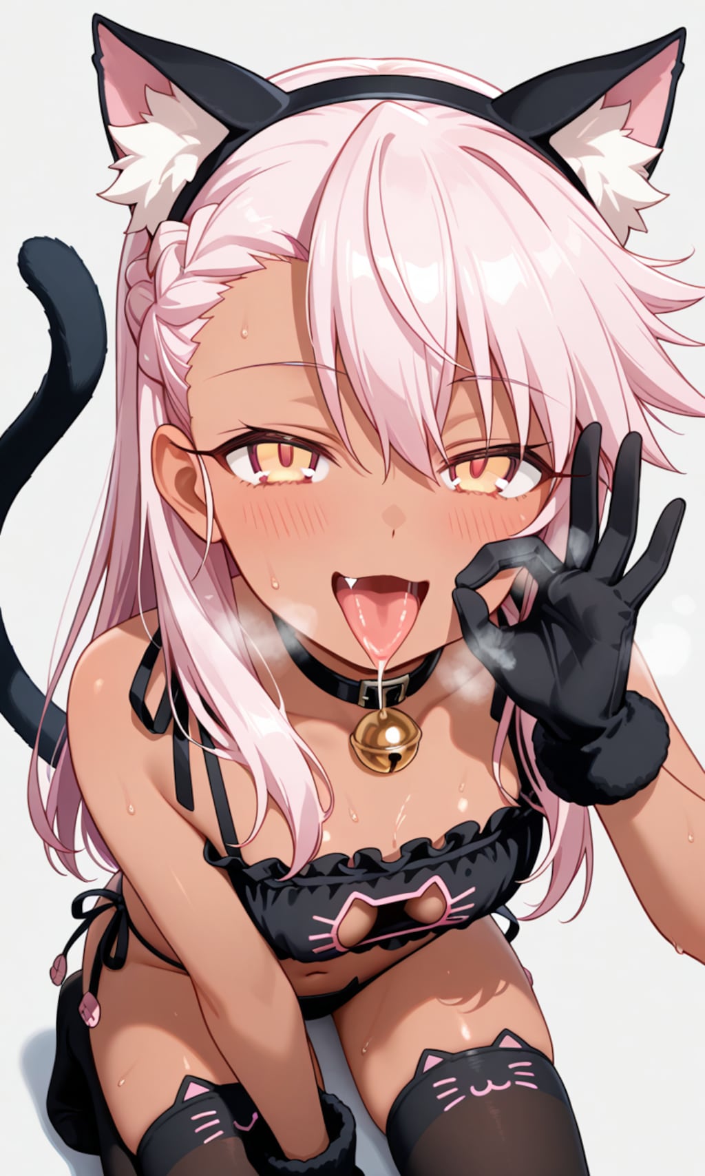 クロエ　猫衣装でご褒美