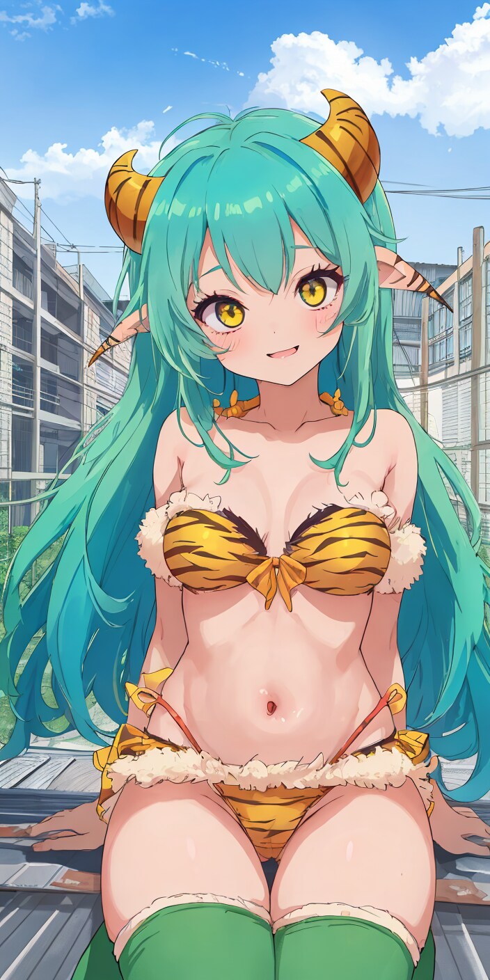 うる星やつら ラムちゃん風Prompt