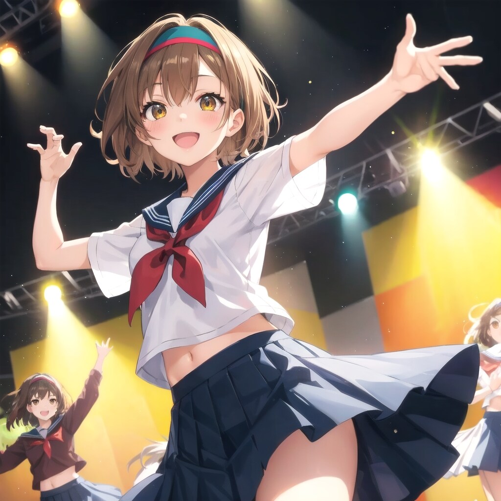 笑顔で元気いっぱいダンス！