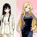 【コラボ絵御礼】常連客の凪咲さんとミア 10枚目