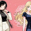 【コラボ絵御礼】常連客の凪咲さんとミア 9枚目