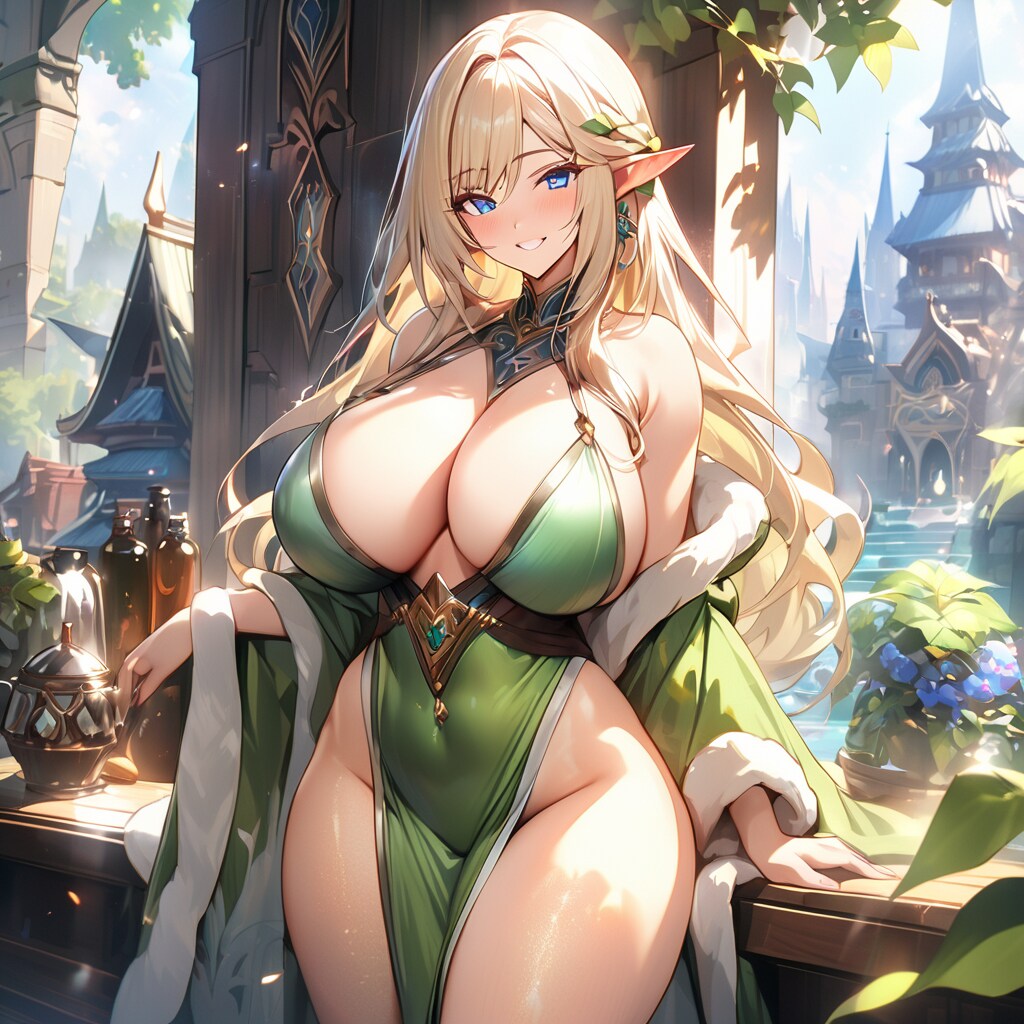 エルフ美女