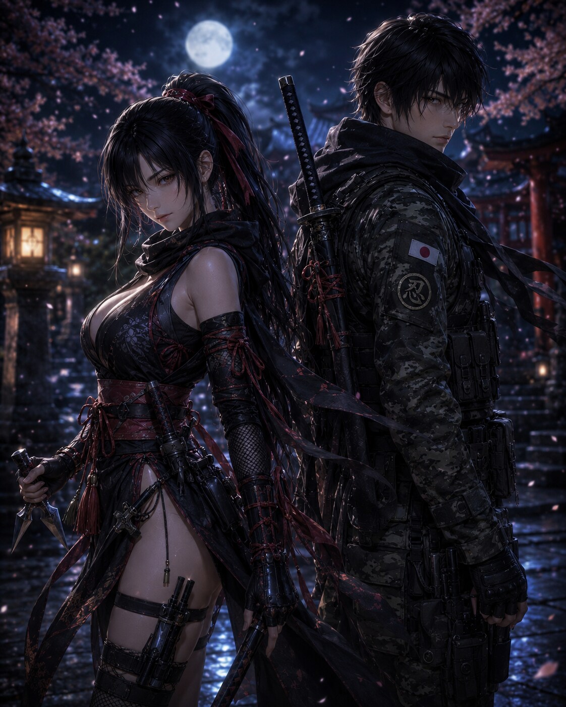 望月千代女×鷹宮恒一　通常→LINK発動
