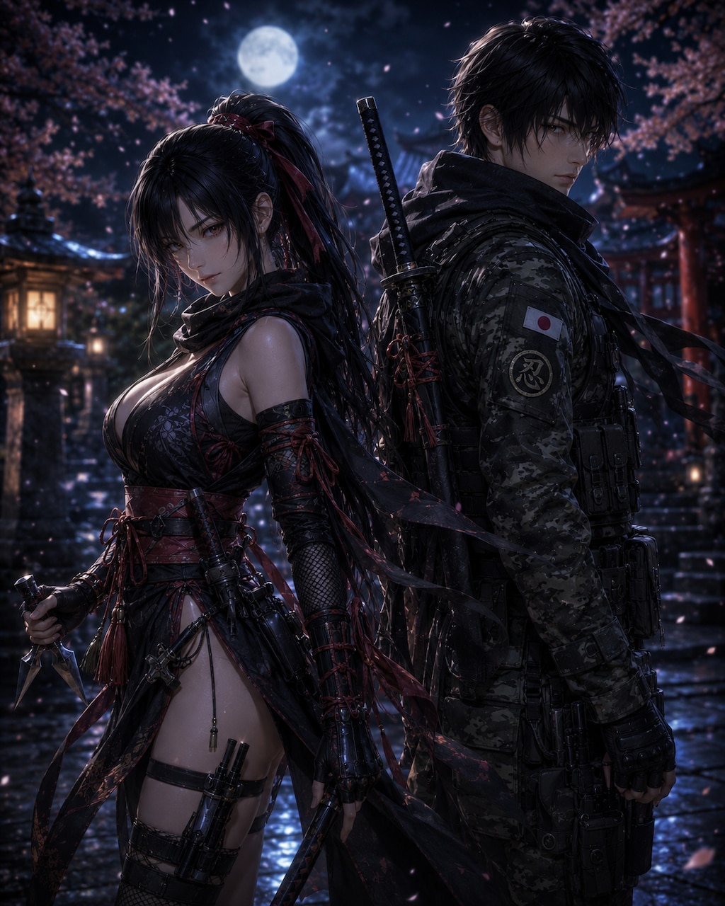 望月千代女×鷹宮恒一　通常→LINK発動