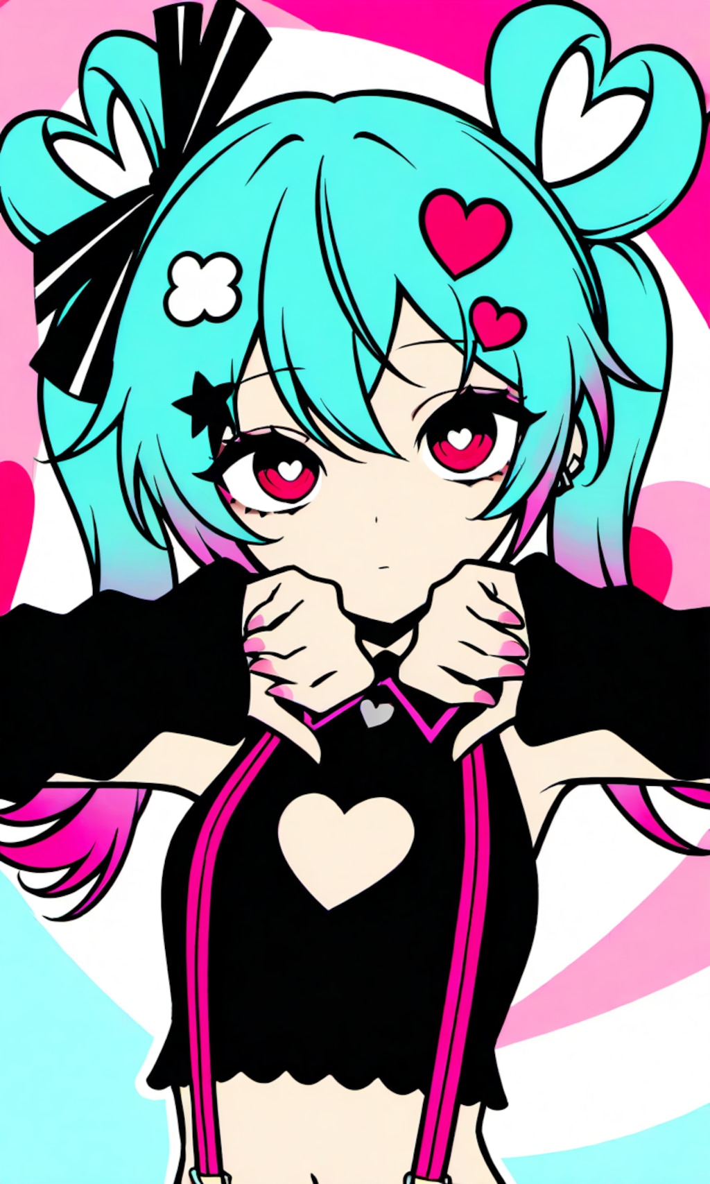 デコミク（ダークネス）:（フラットカラー）