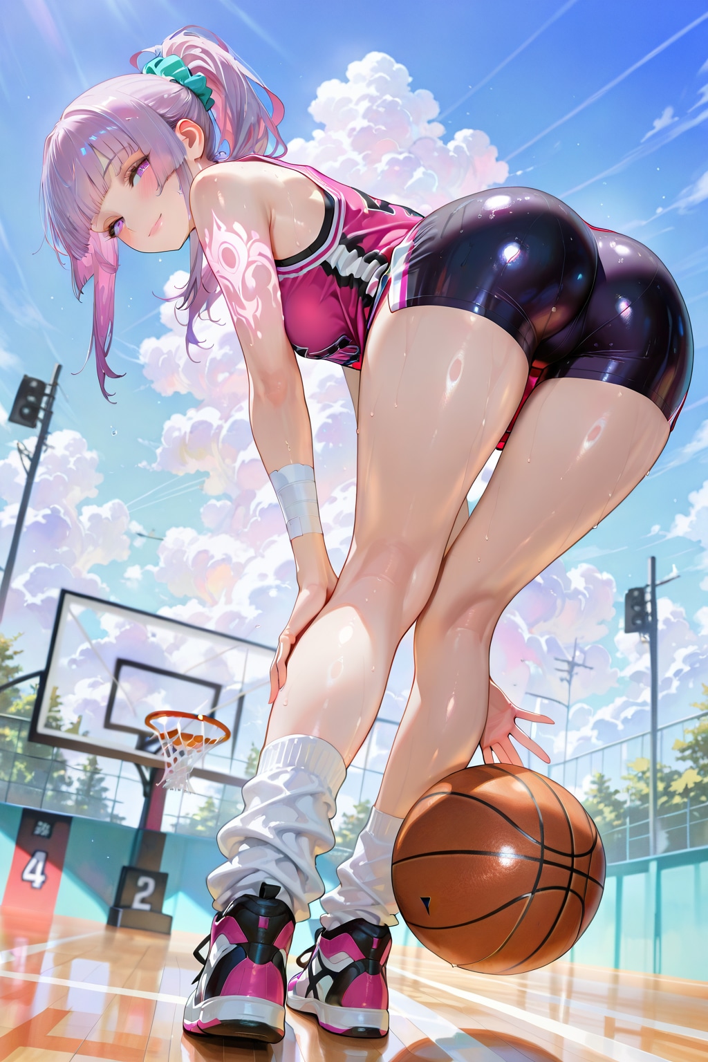 さぁ～❤️行くわよ❤️頑張って私からボールを取ってみなさい❤️