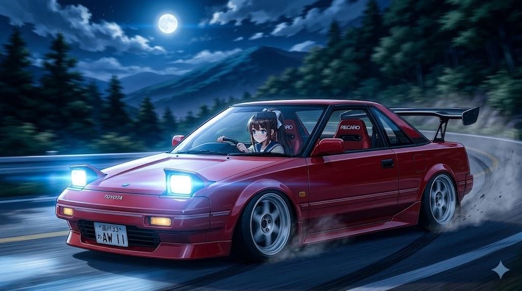 はっぴーピース✌ポニーテールちゃんMR2 AW11 S/C