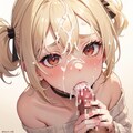 金髪ツインテール　フェラ① 7枚目