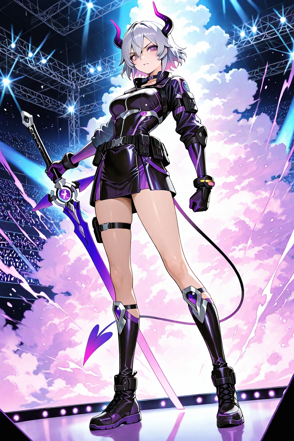 💜 B.H.L.所属、紫電の勇気戦士：マコト🐄