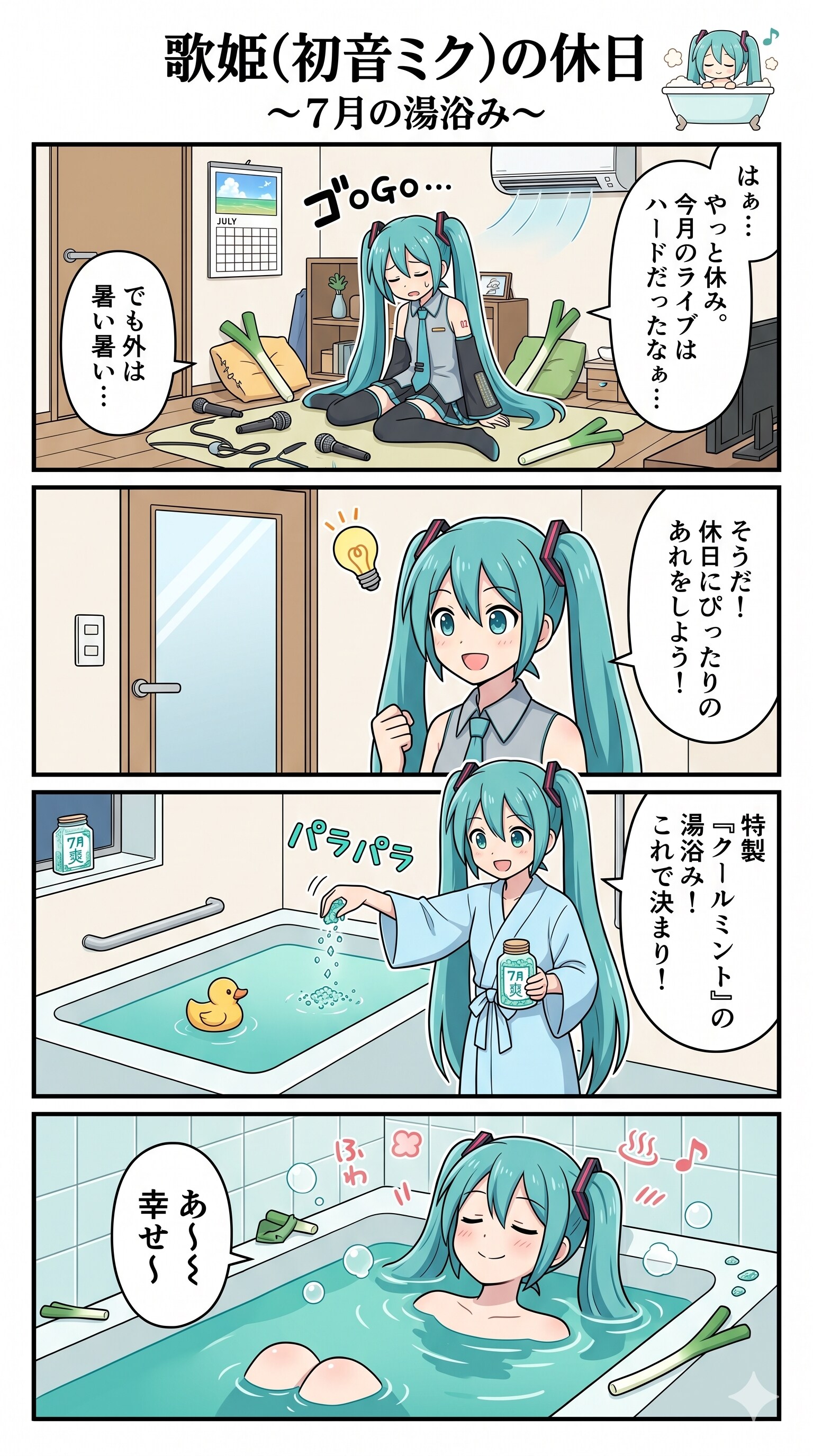 ミクさんの休日