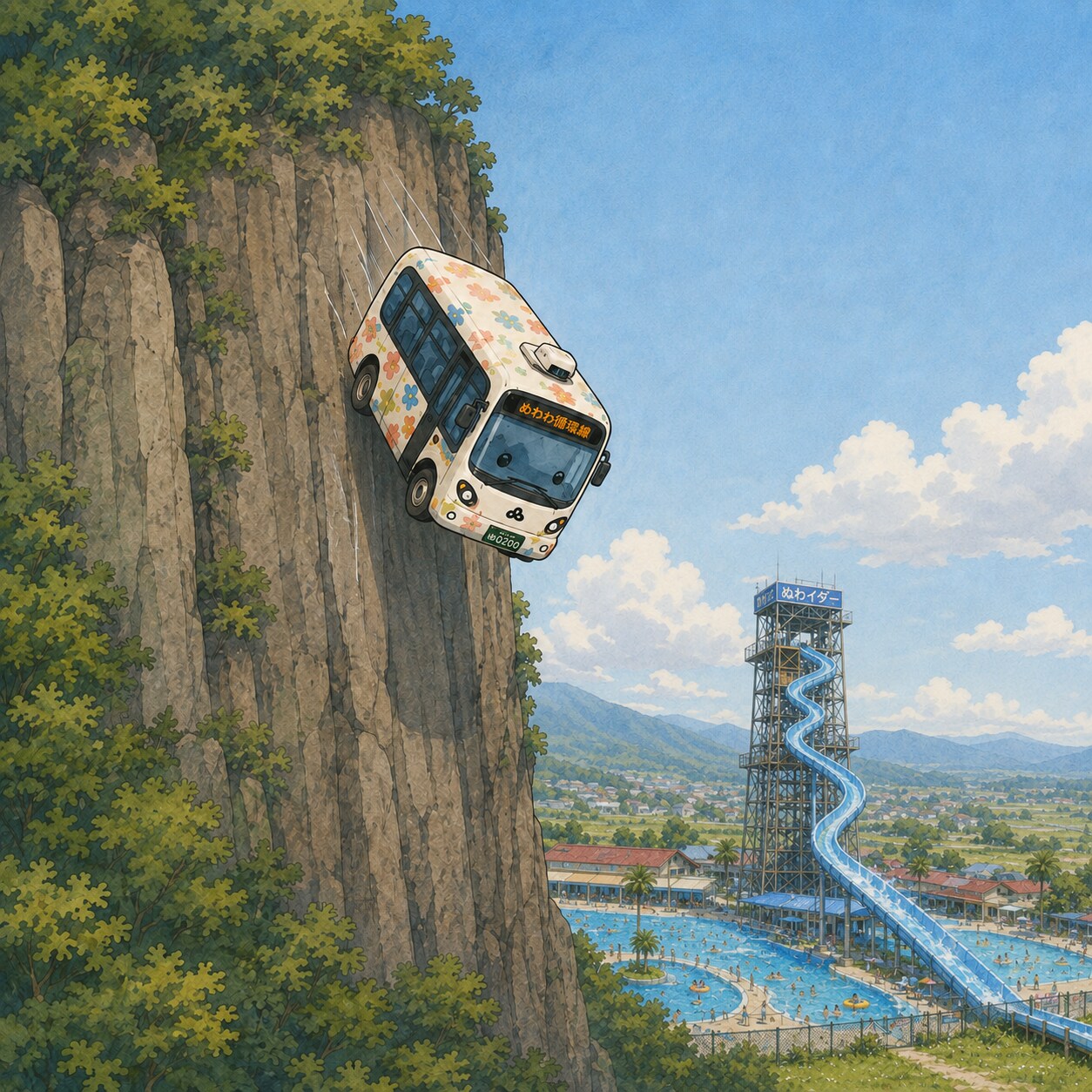 🚌ぬわわ循環線 | の人気AIイラスト・グラビア
