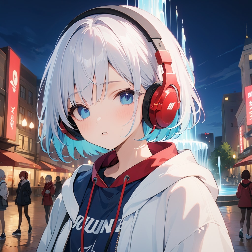 ヘッドフォン娘 | の人気AIイラスト・グラビア