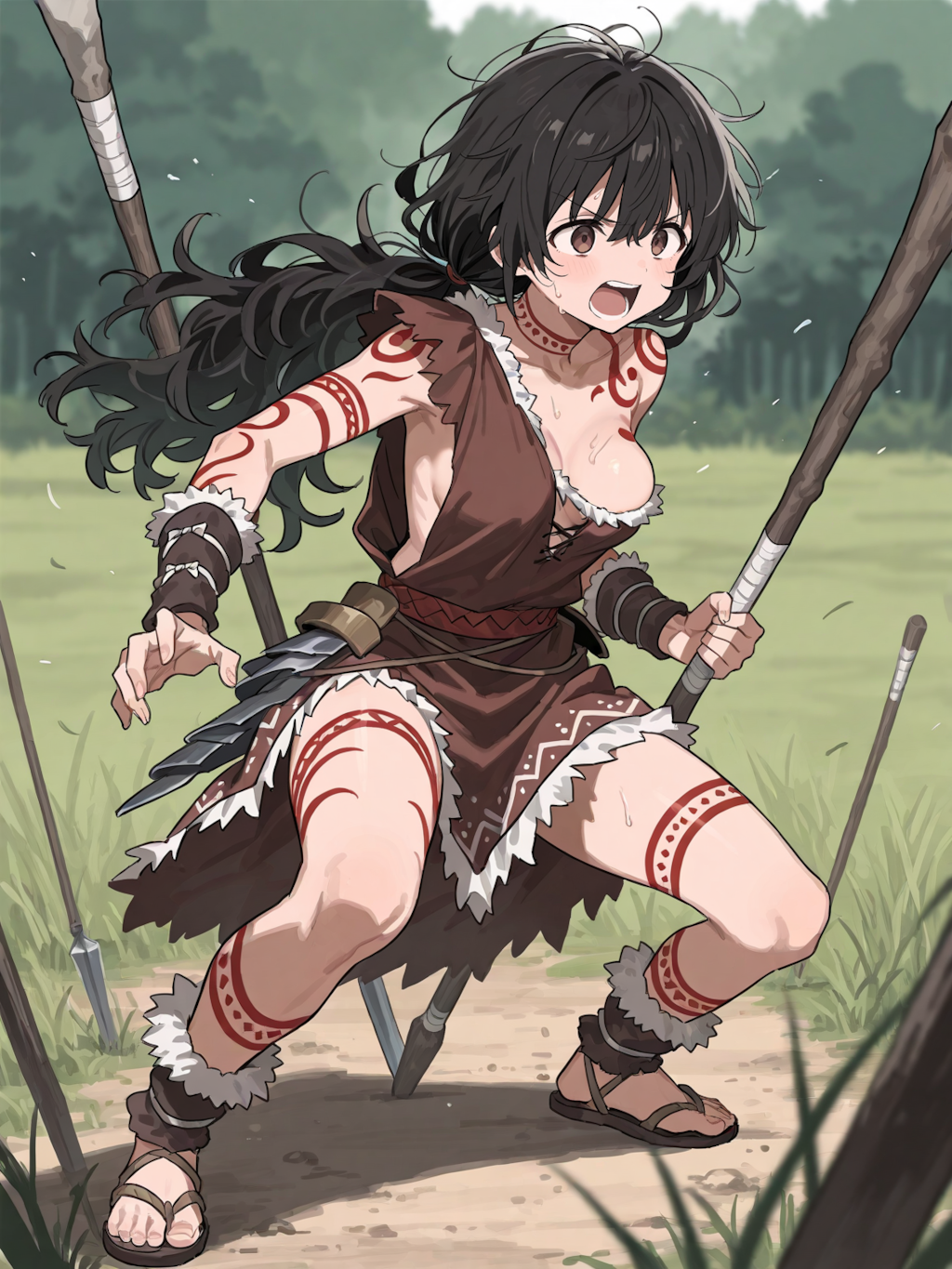 古代の女戦士