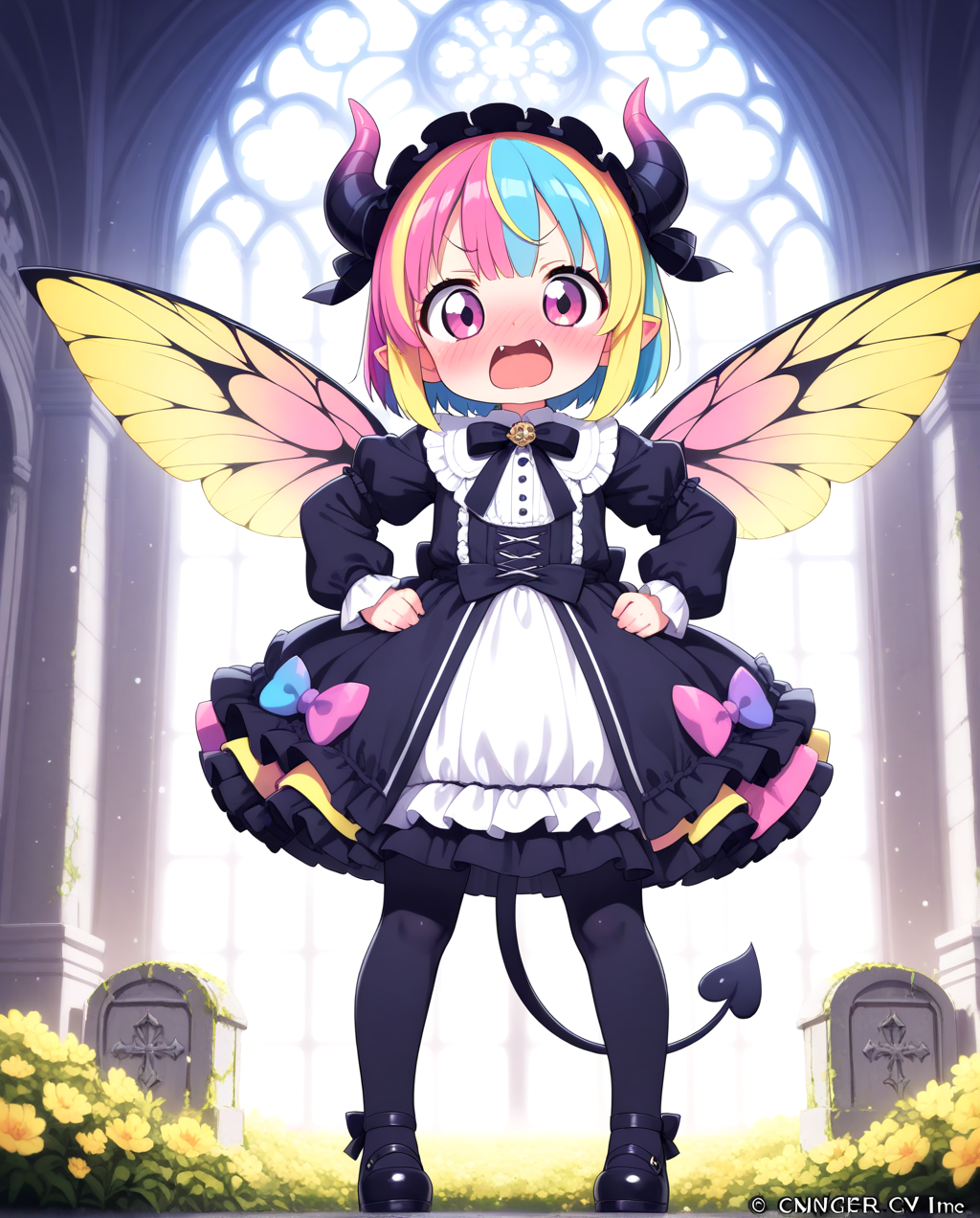 悪魔がカラフルじゃ悪いのかぁ！！？