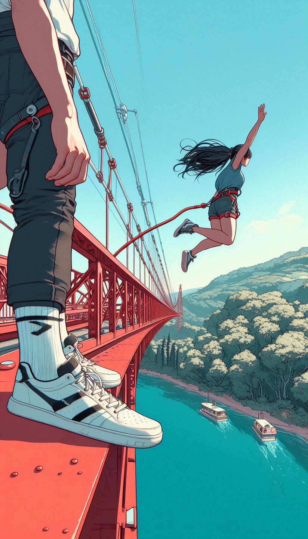 高所恐怖症を克服しよう🥶 | の人気AIイラスト・グラビア