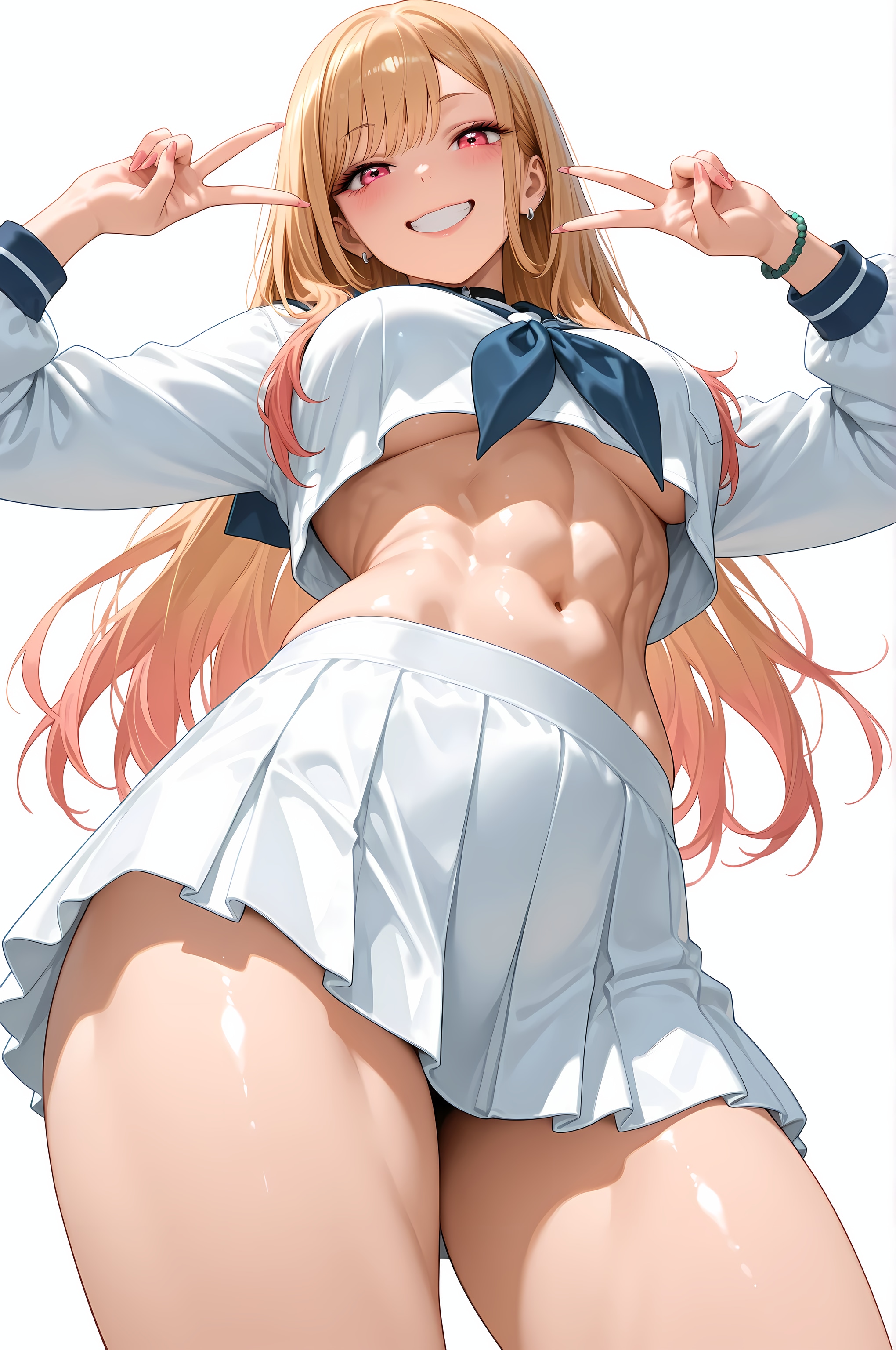 むちむちバキバキ下乳