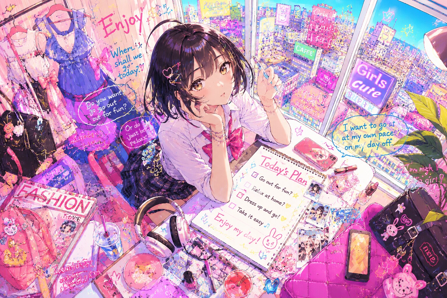 窓辺の休日計画