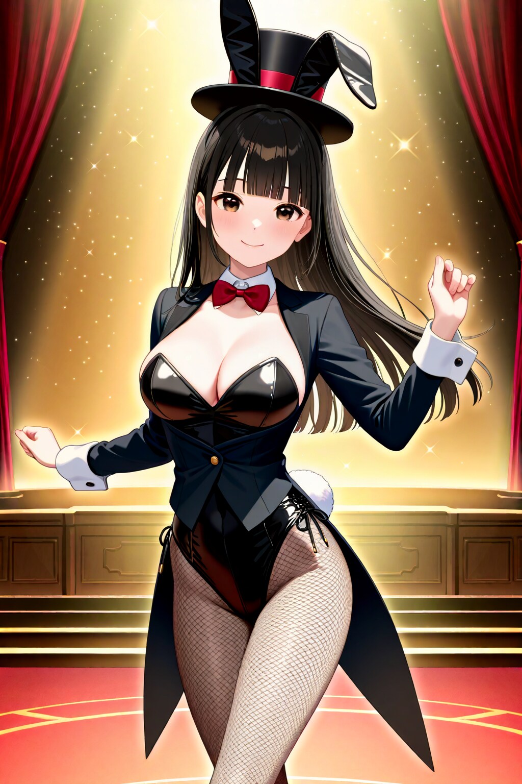 踊るシルクハットバニーサキちゃん