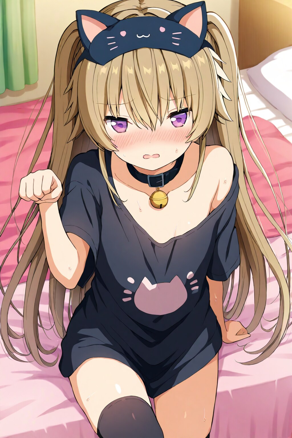 黒猫な真白