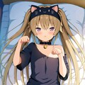 黒猫な真白 3枚目