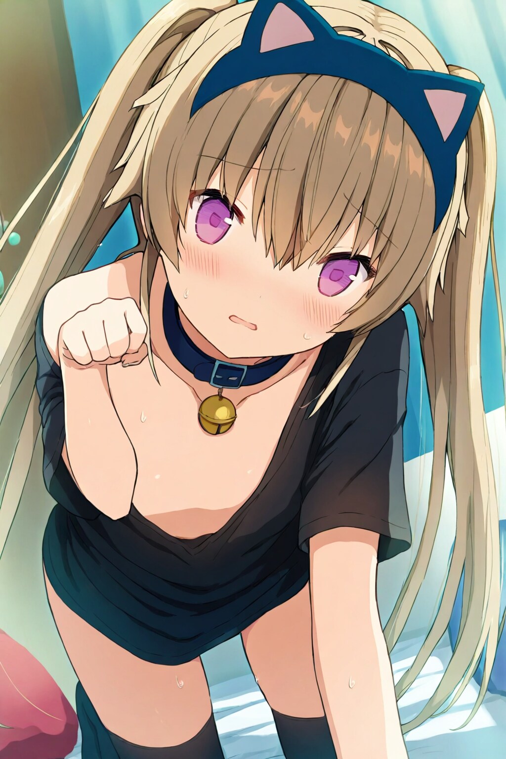 黒猫な真白