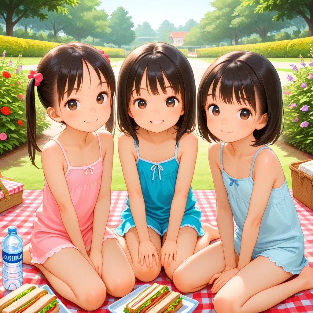 お友達とピクニック