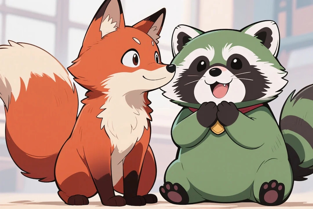 赤いきつねと緑のたぬき