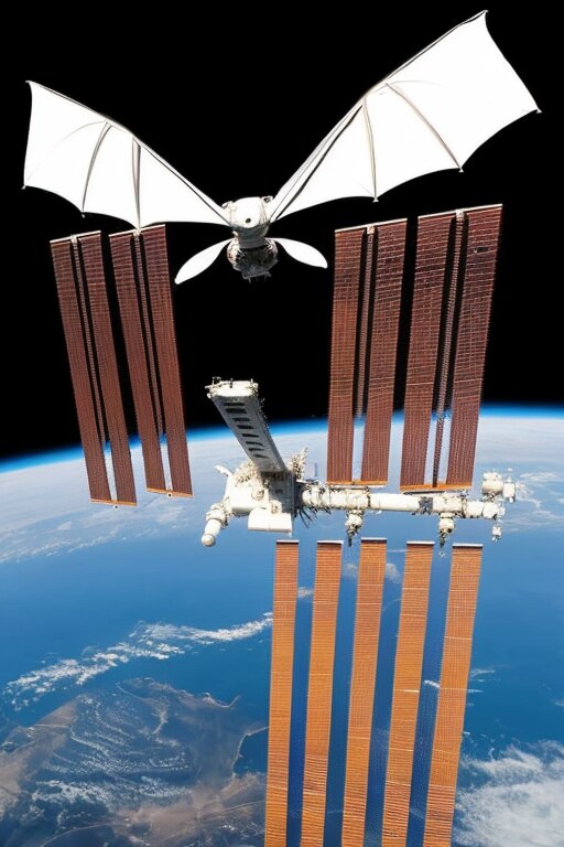 コウモリ宇宙ステーション | の人気AIイラスト・グラビア