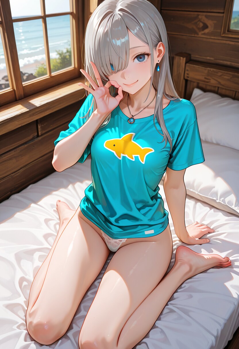 由璃亜 Oversized T-shirt R15 (7)