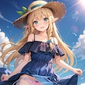 夏真っ盛りのエルフちゃん 2枚目
