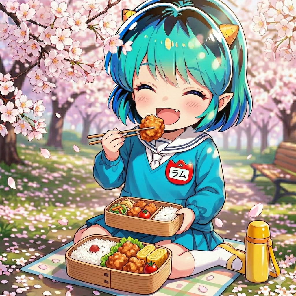 今日のお昼は唐揚げ弁当です