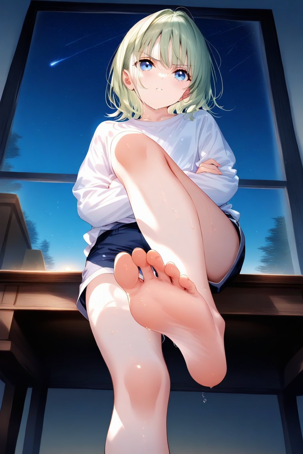 ムスッとした女の子