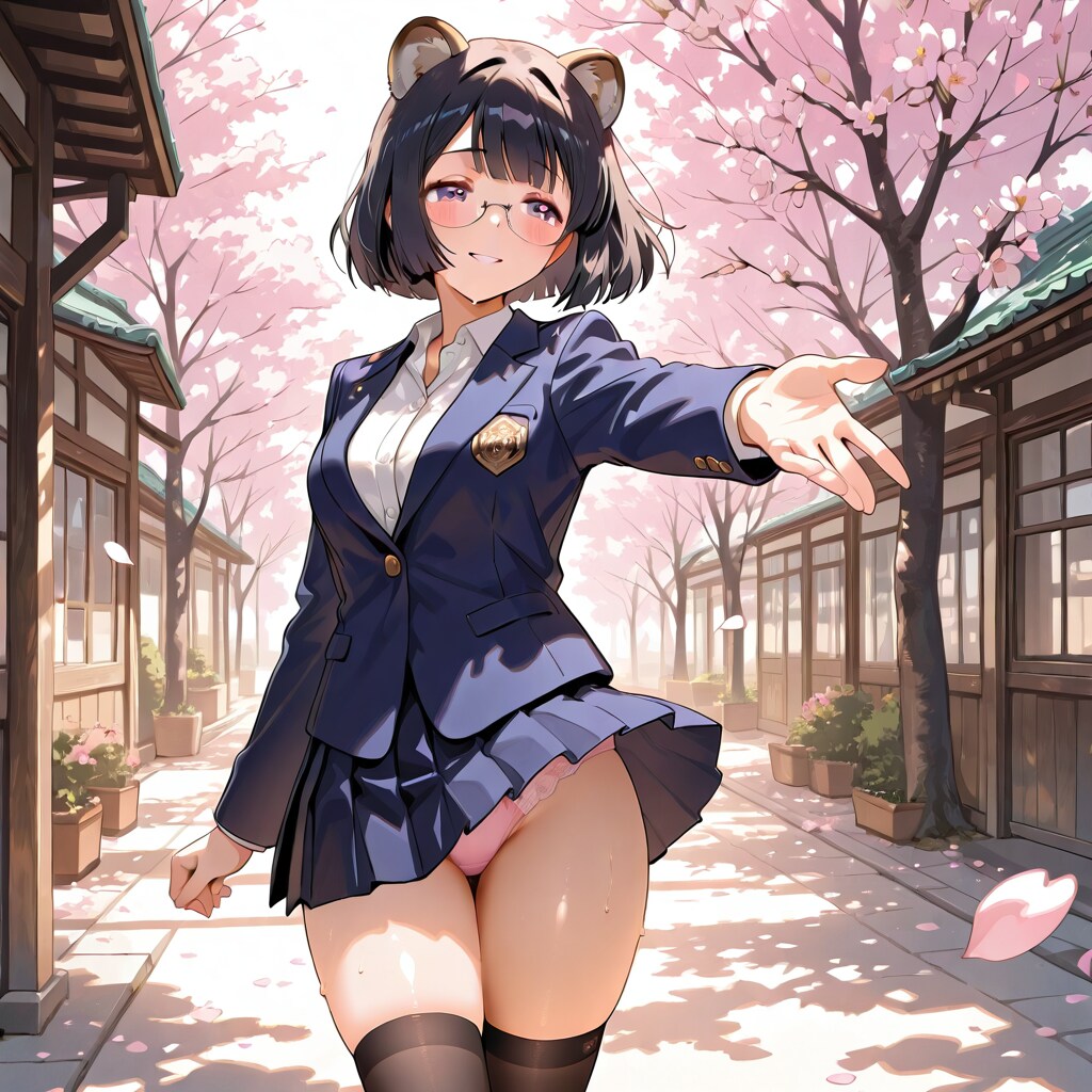 パンチラ狸耳さん