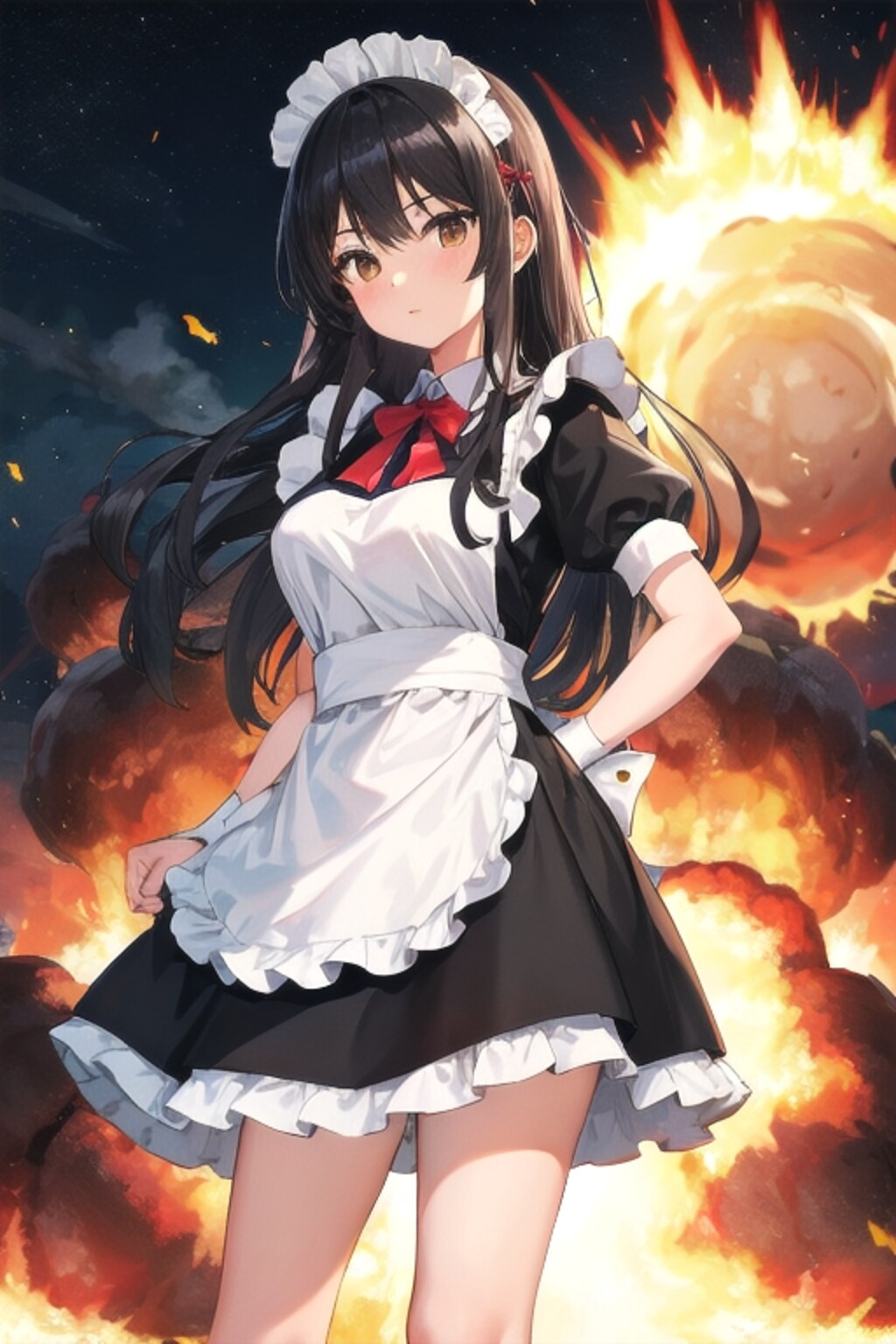 さくらちゃん爆発(メイド)