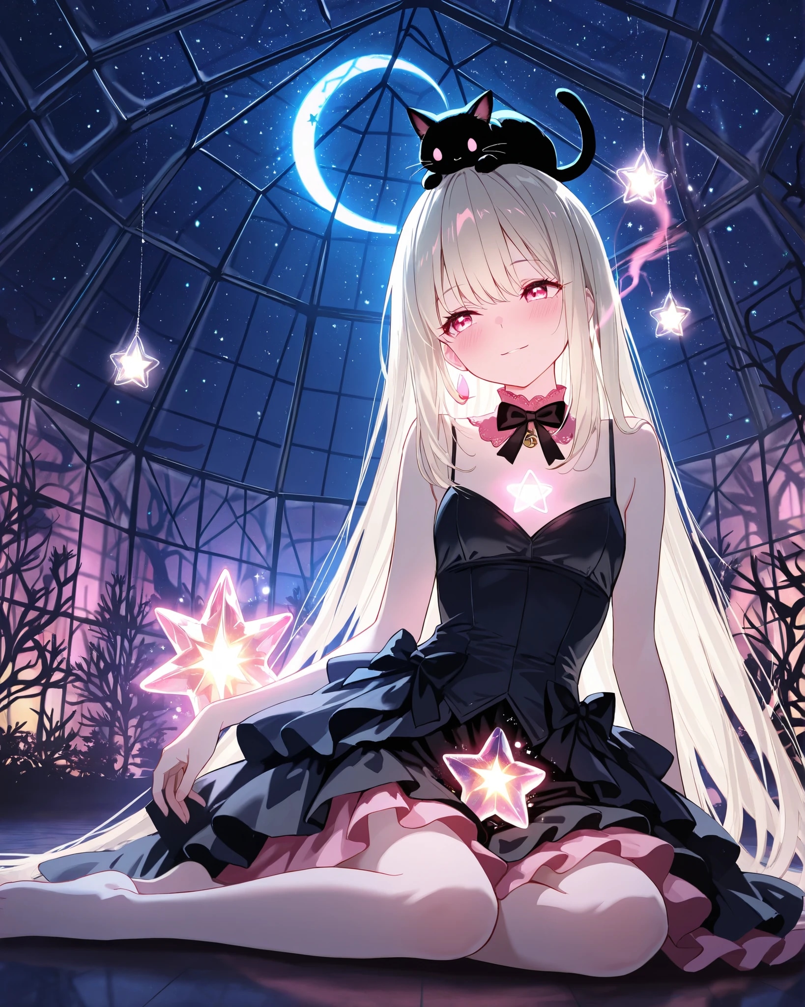 温室で猫と一緒 | の人気AIイラスト・グラビア