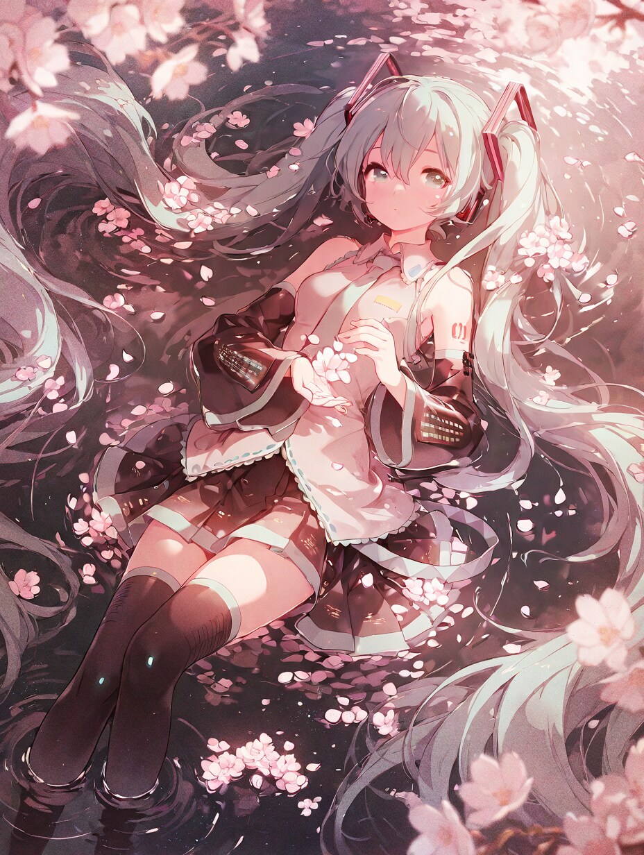 たゆたう桜 | の人気AIイラスト・グラビア