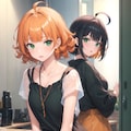 女の子の会話... 3枚目