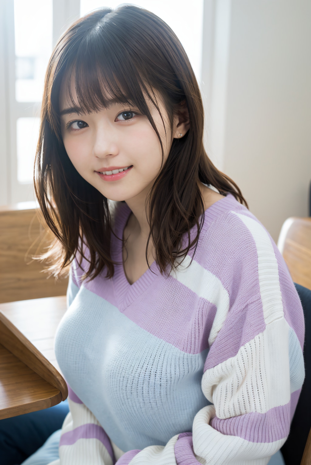 セーターを着てる先生 3