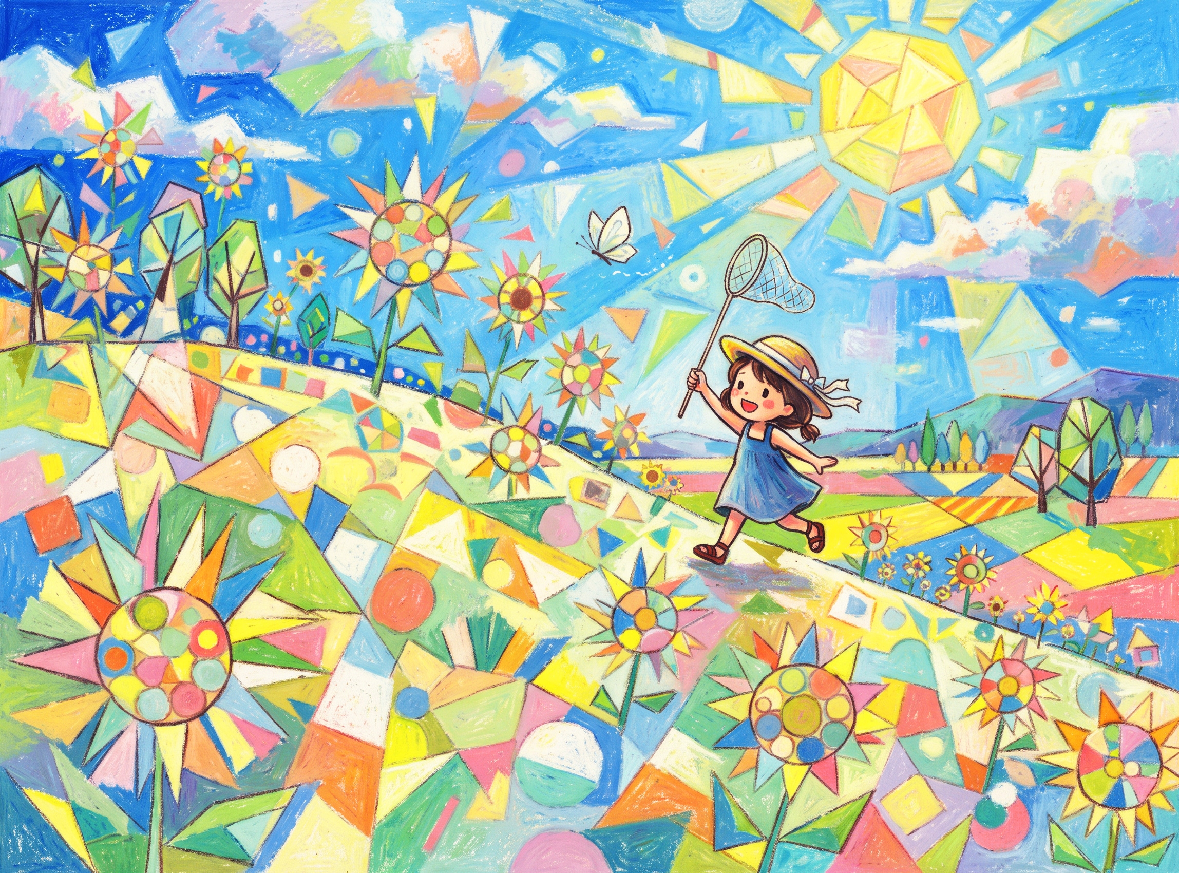 ひまわりの丘 | の人気AIイラスト・グラビア