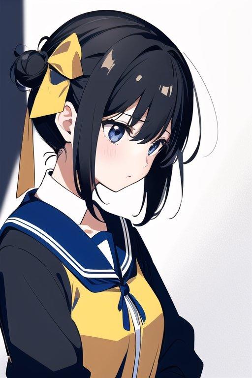 寂しそうな女子中学生 | の人気AIイラスト・グラビア