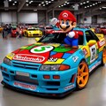 スーパーマリオと日産スカイラインGT-R 2枚目