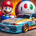 スーパーマリオと日産スカイラインGT-R 3枚目