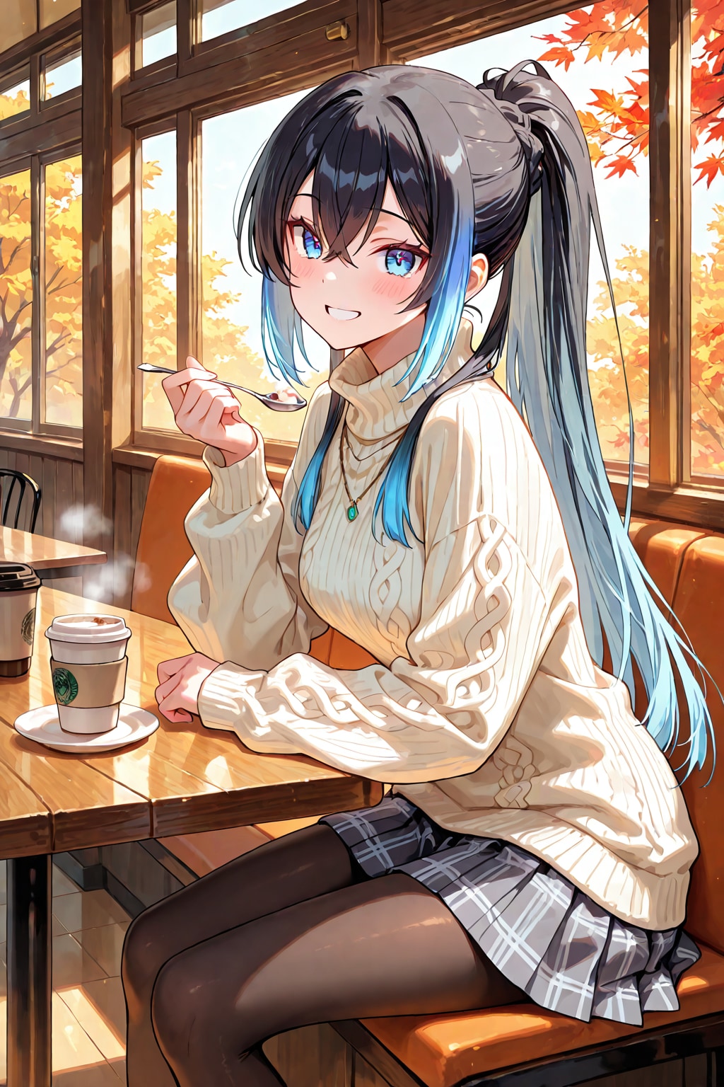 秋カフェデート