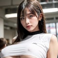 暑い日は下乳 7枚目