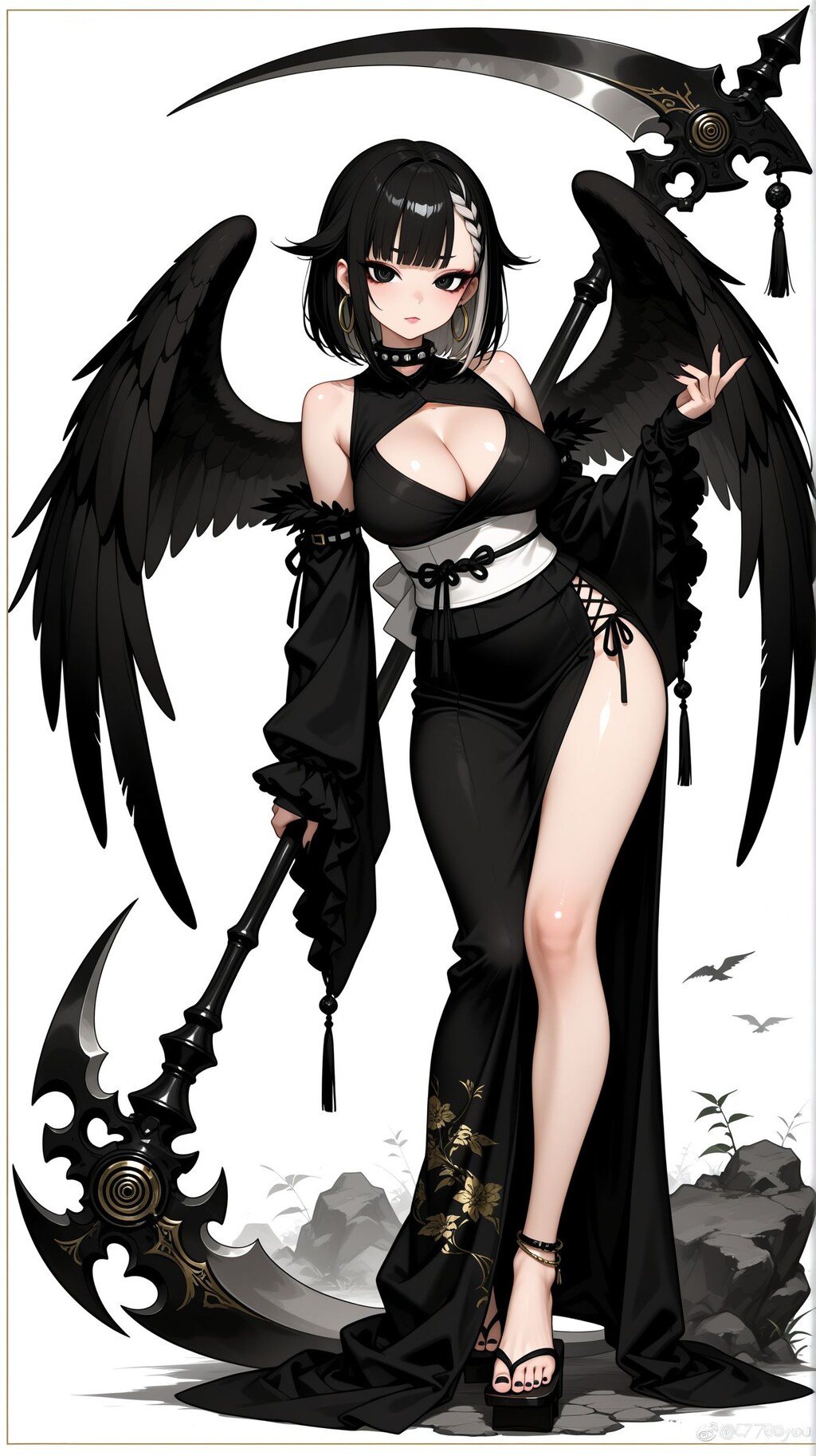 黒音（くろね）- 和陰少女