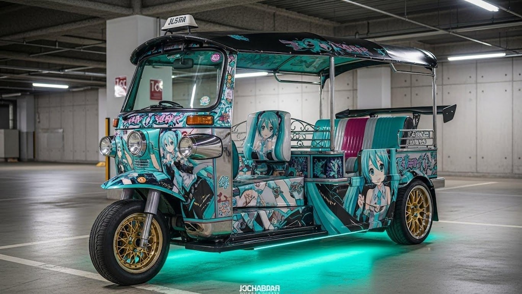 オート三輪初音ミク痛車