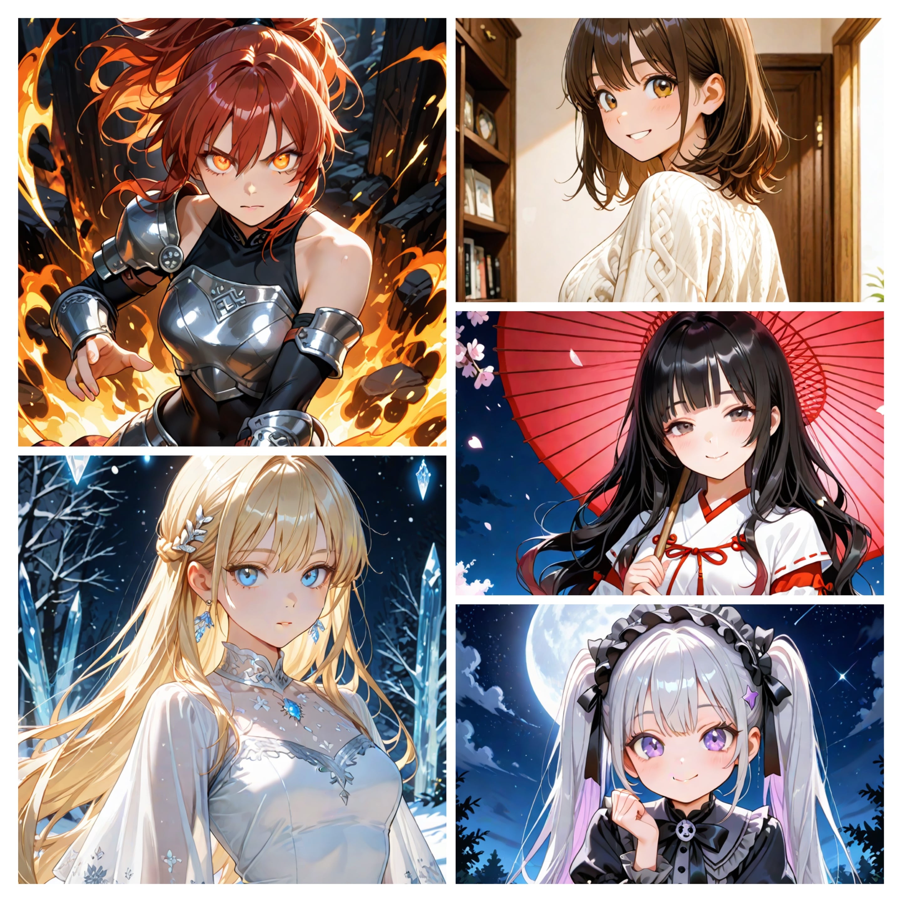 ChatGPTが提案した人気キャラ5選 | の人気AIイラスト・グラビア