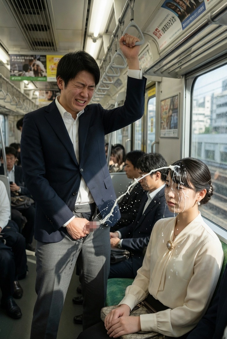 電車で発射